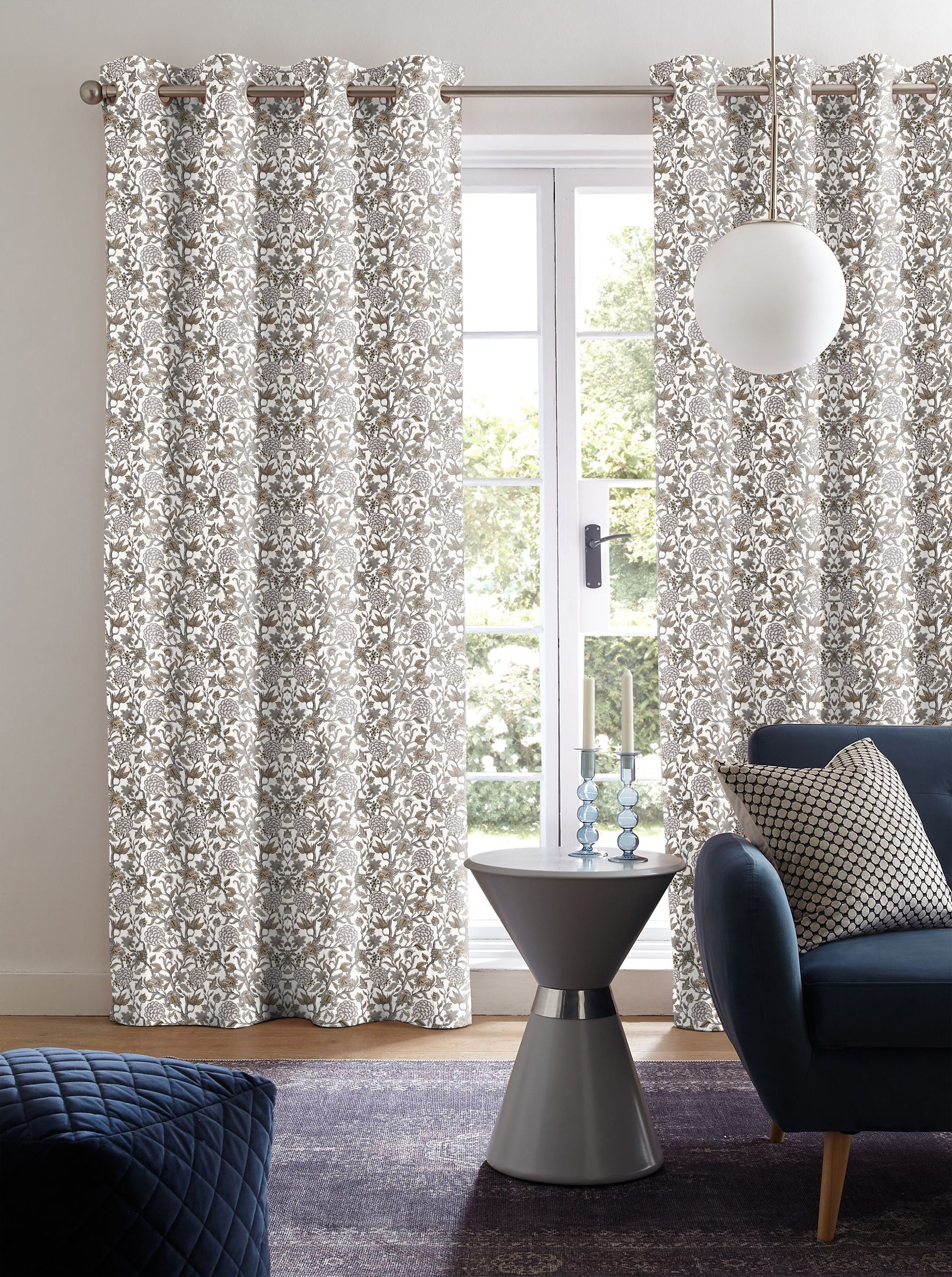 CHURCHGATE MAPLE ROOM DARKENING PRINTED CURTAIN