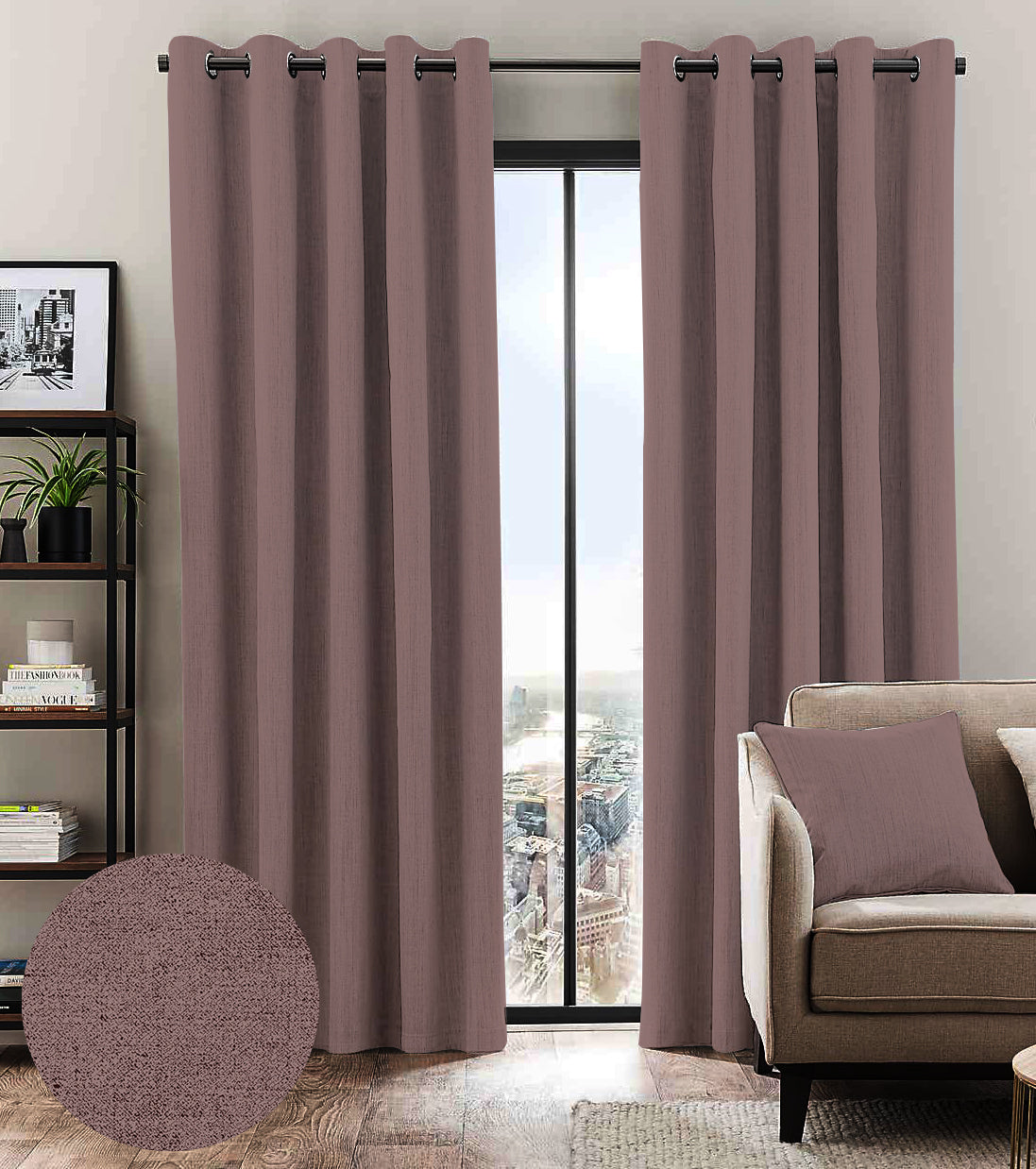 BROOKE STONE BLACKOUT CURTAINS