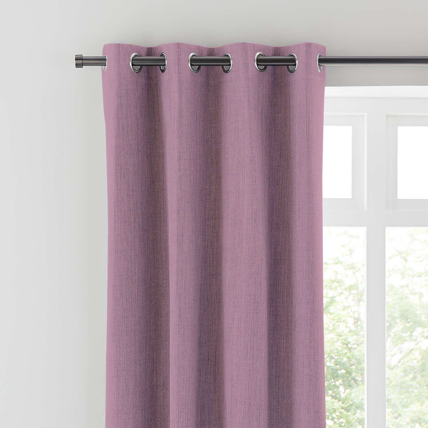 BROOKE DARK PINK BLACKOUT CURTAINS