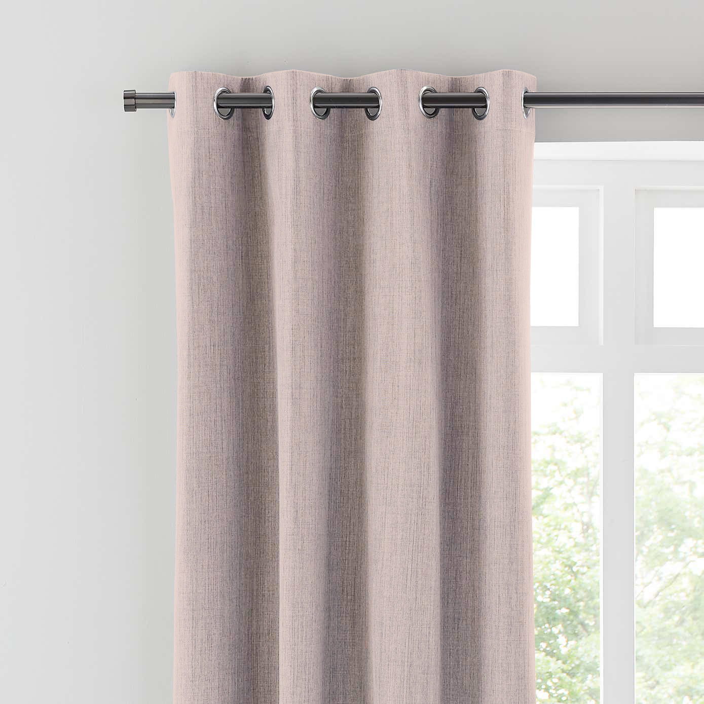 BROOKE BABY-PINK BLACKOUT CURTAINS