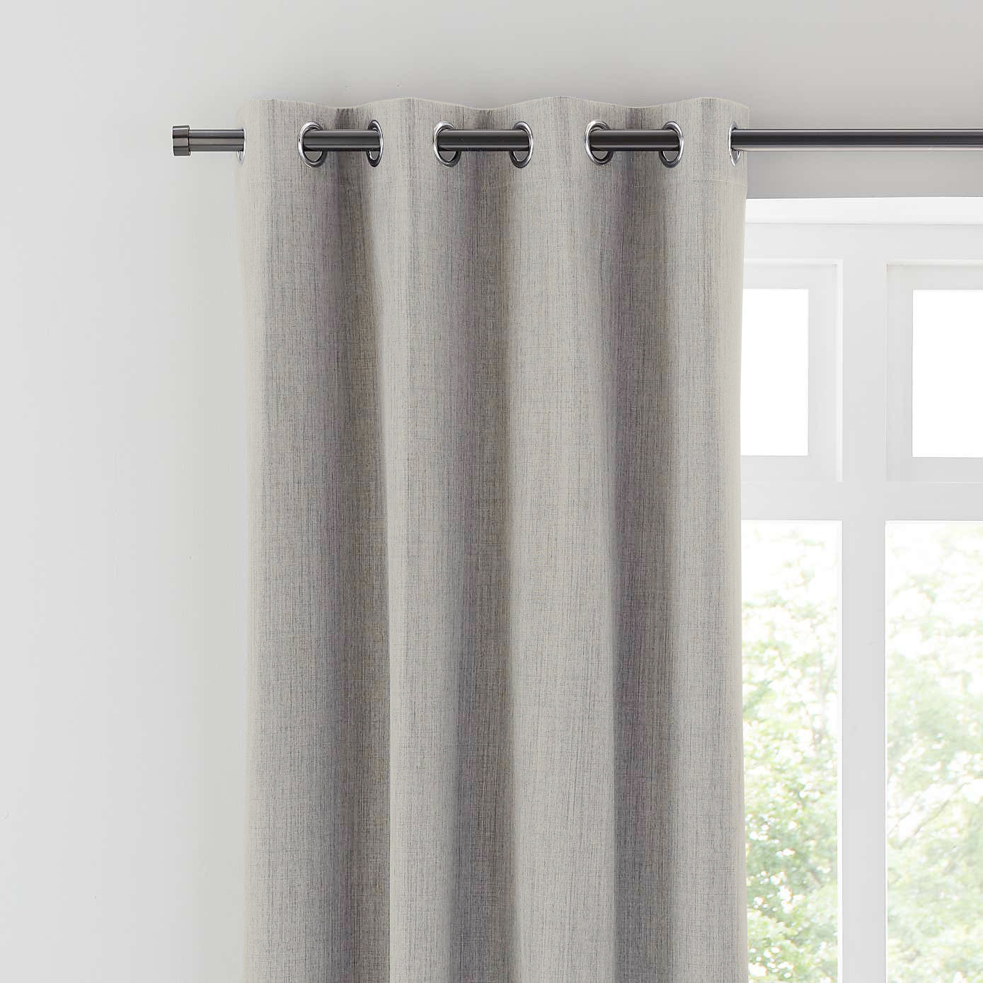 BROOKE GREY BLACKOUT CURTAINS