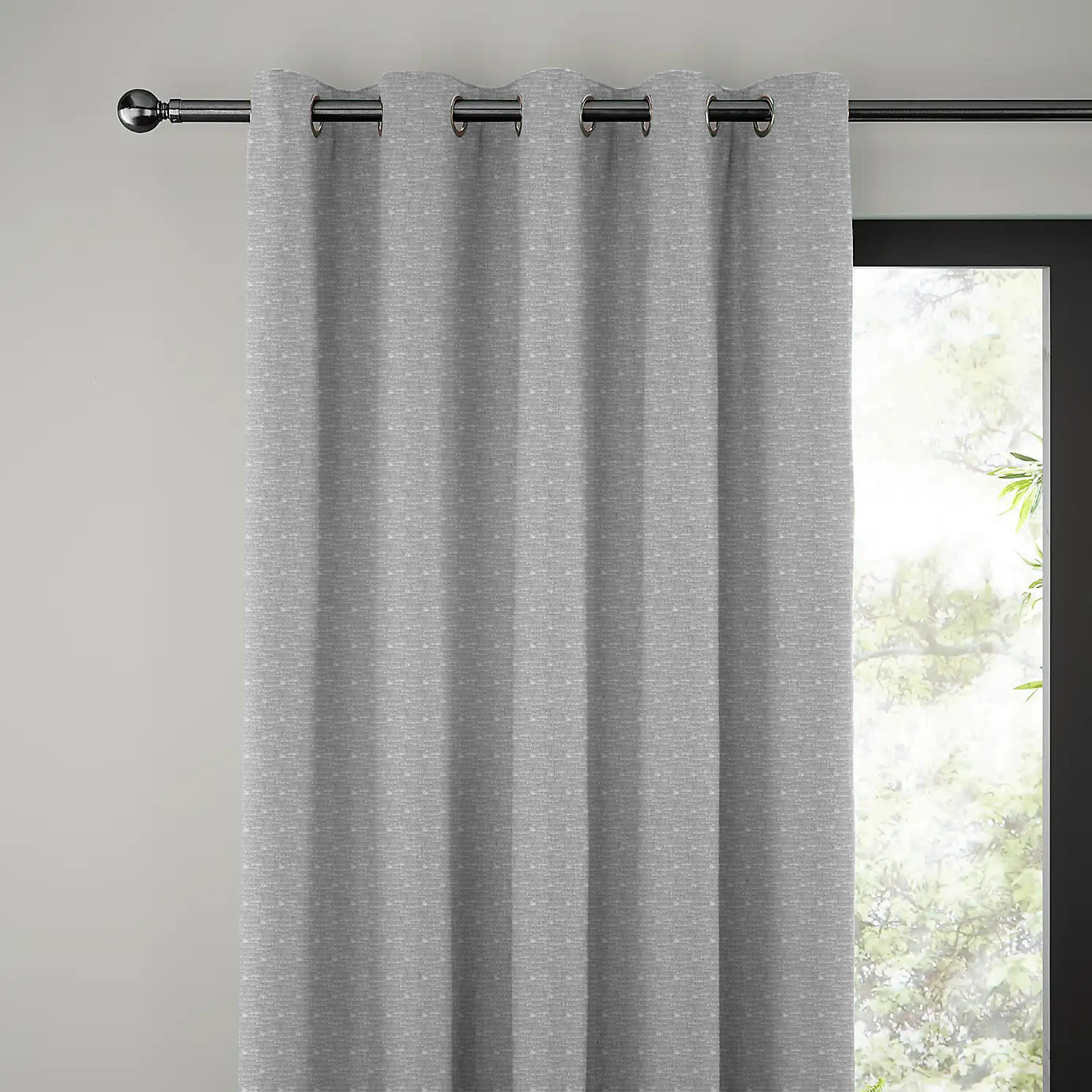 MALAGA TEX GREY BLACKOUT CURTAINS