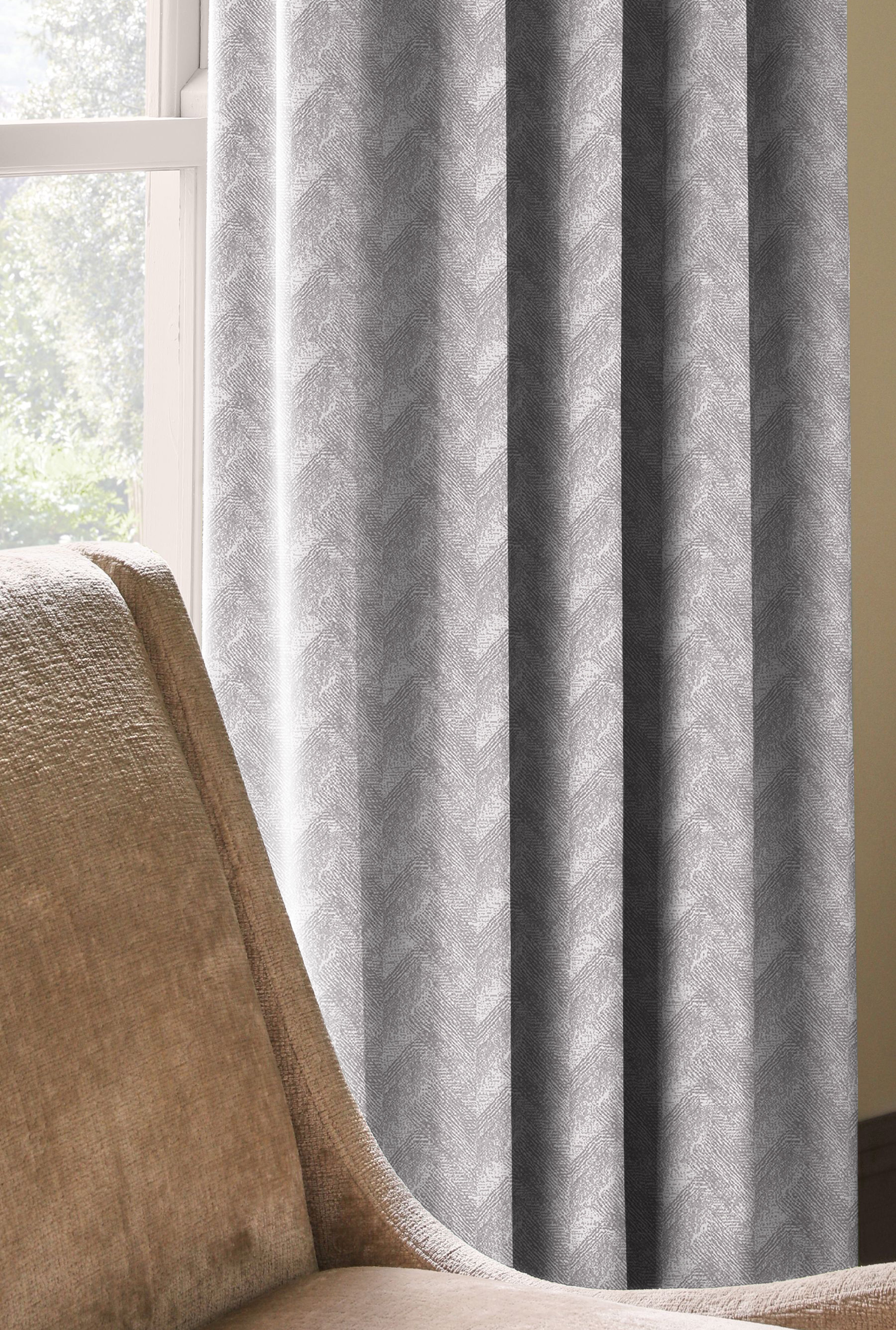 ENSLEY PEWTER PREMIUM BLACKOUT CURTAIN