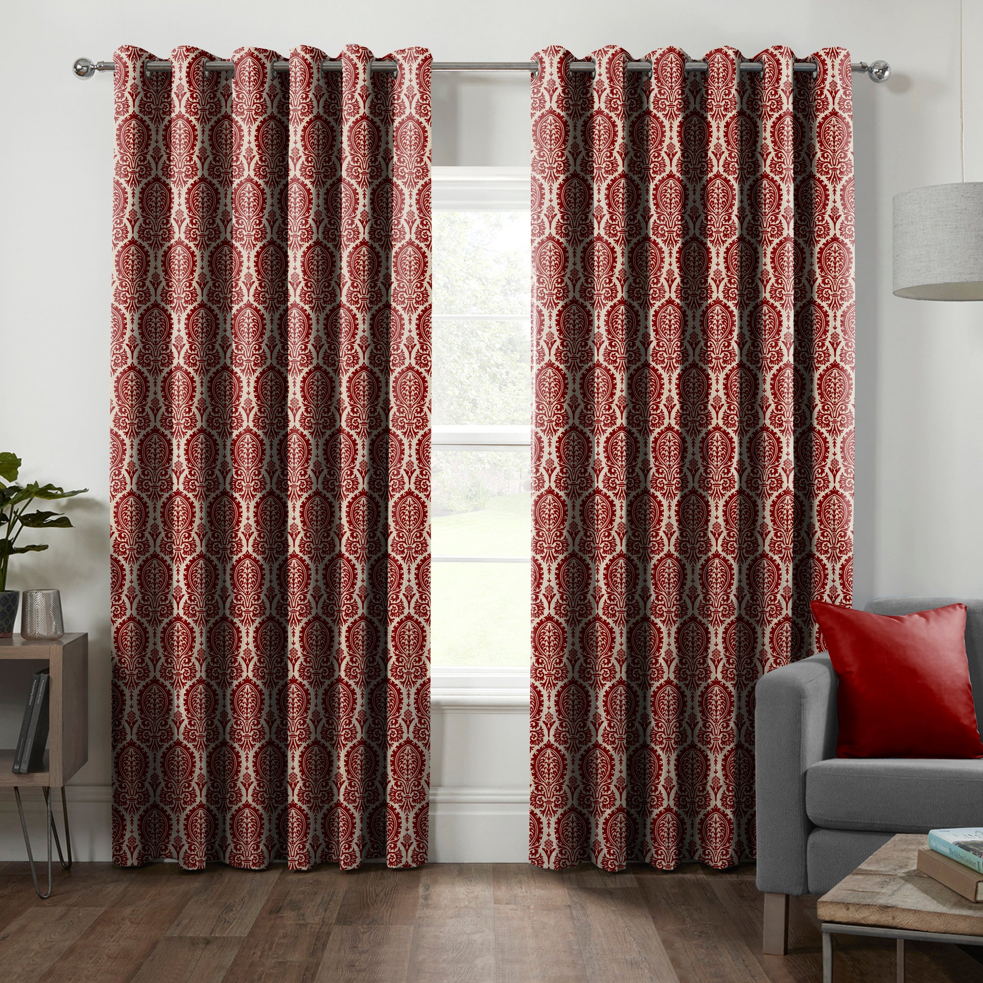 MANCHESTER MAROON BLACKOUT CURTAINS