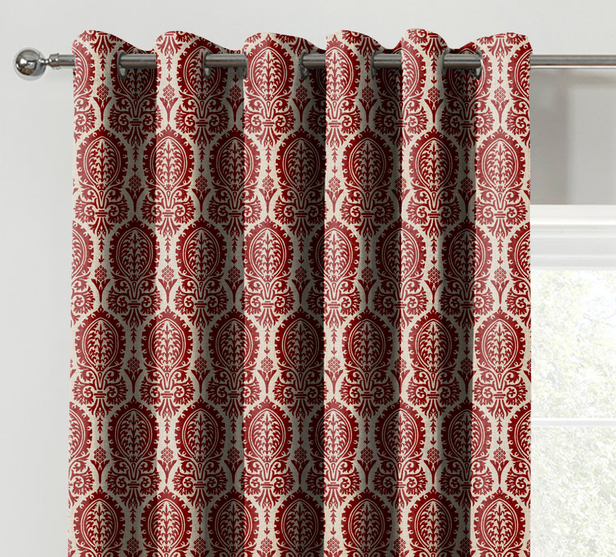 MANCHESTER MAROON BLACKOUT CURTAINS