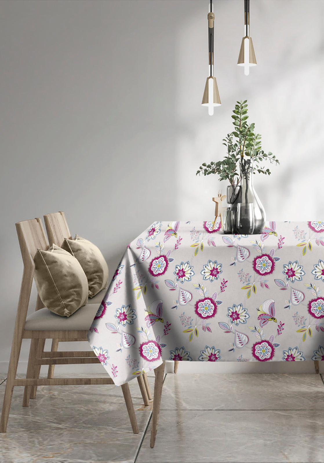 BEAU Pink 6 Seater Table Cloth