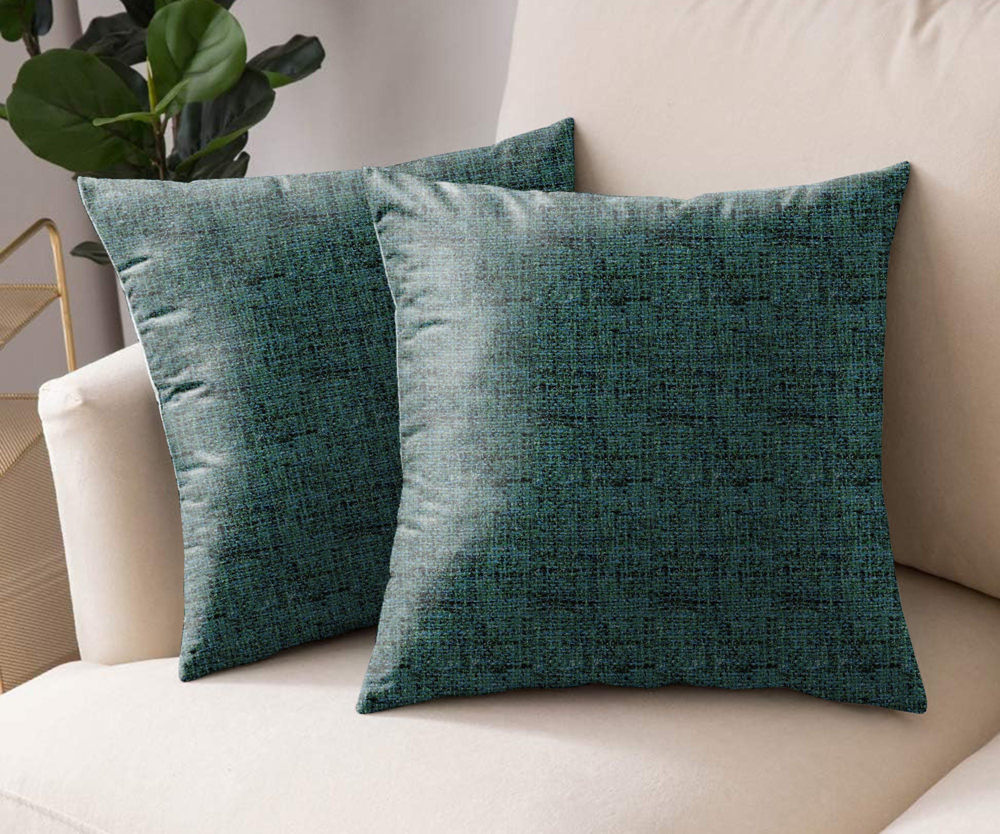 SPICE TEAL DIGITAL PRINTED CUSHION COVER