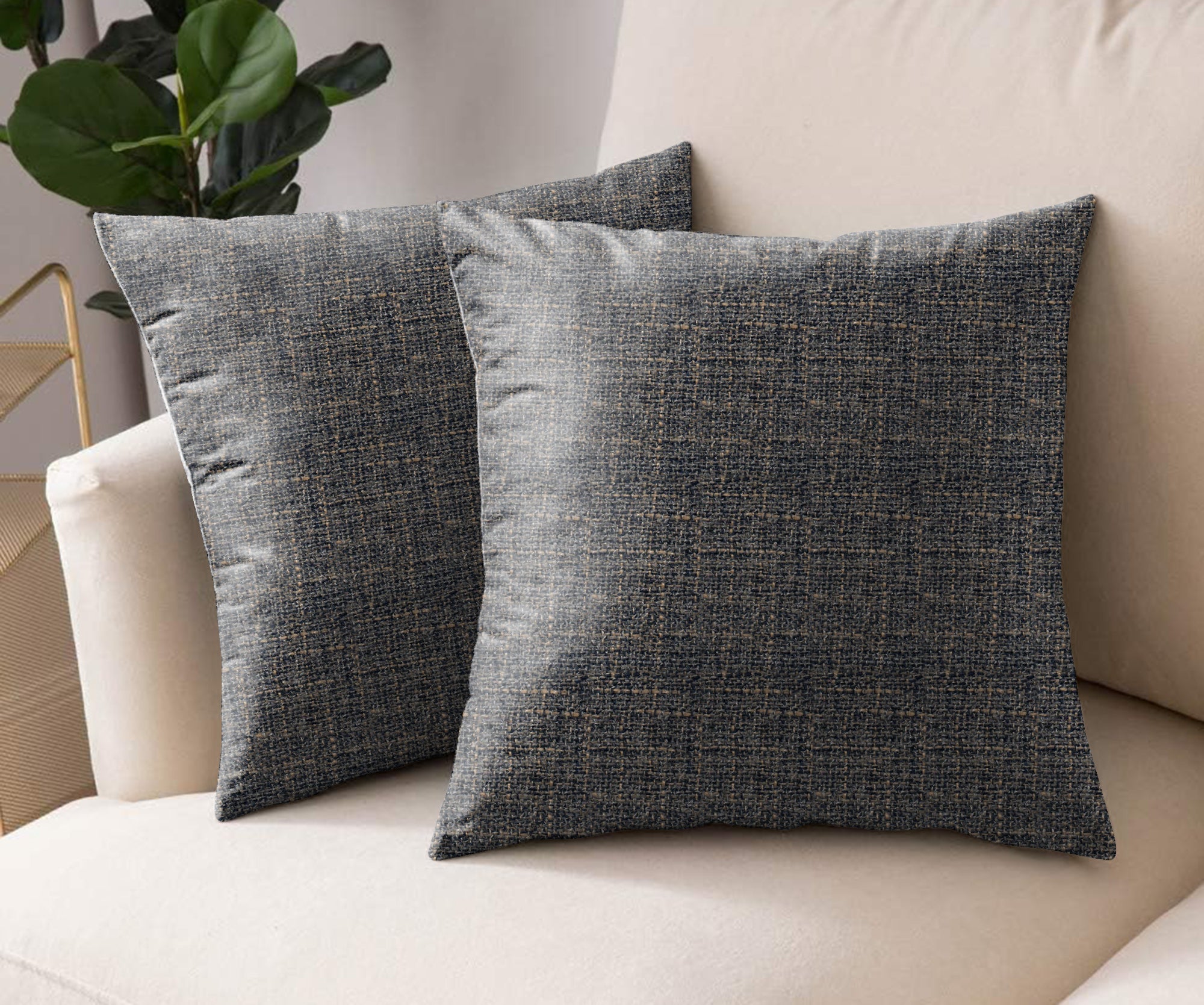 SPICE D-GREY DIGITAL PRINTED CUSHION COVER