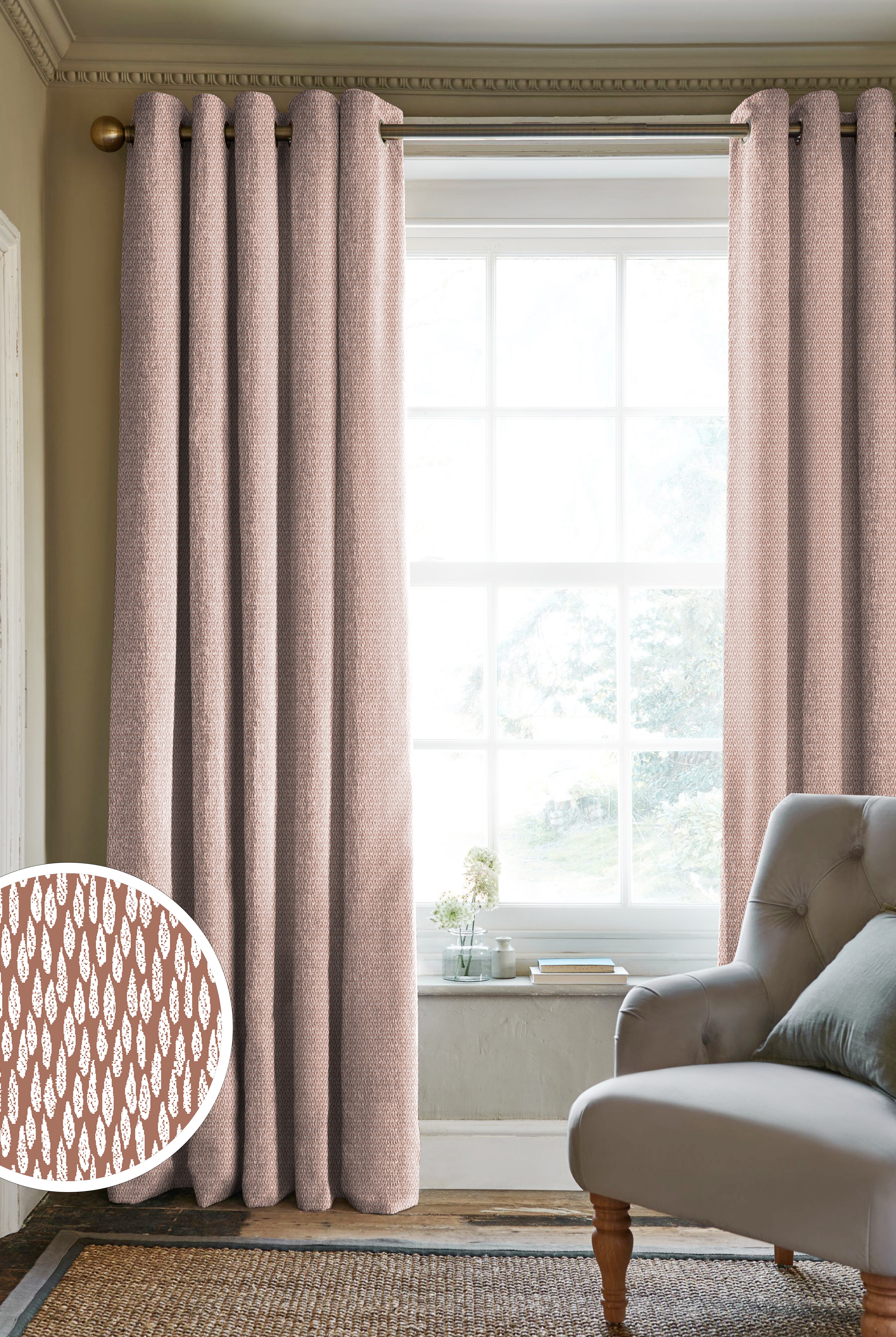 NORWAY PINK PREMIUM BLACKOUT CURTAIN